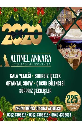 Altınel Hotel Ankara 2020 Yılbaşı Programı