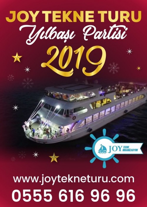 Joy Boğaz Tekne Turu 2019 Yılbaşı Programı