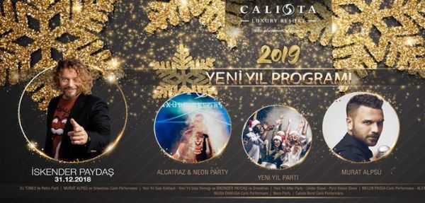 Calista Luxury Resort, Antalya Yılbaşı 2019 Programı