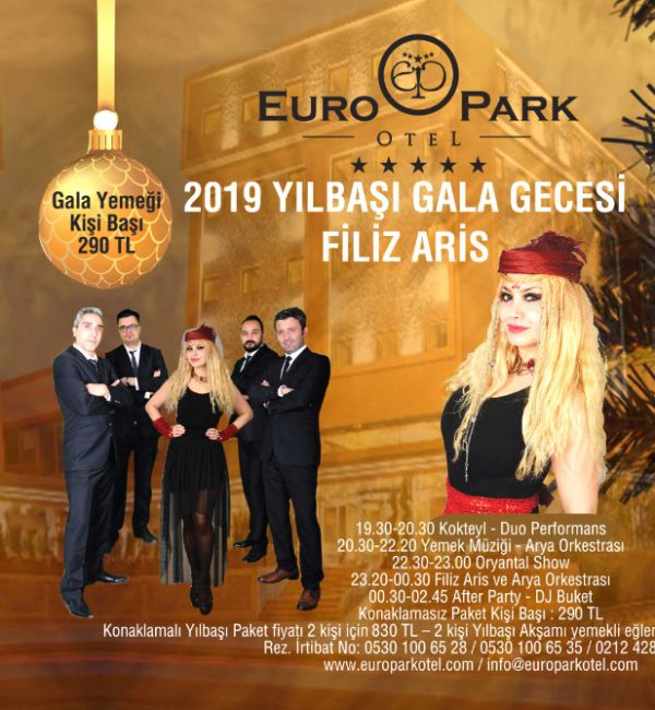 Europark Otel 2019 Yılbaşı Programı