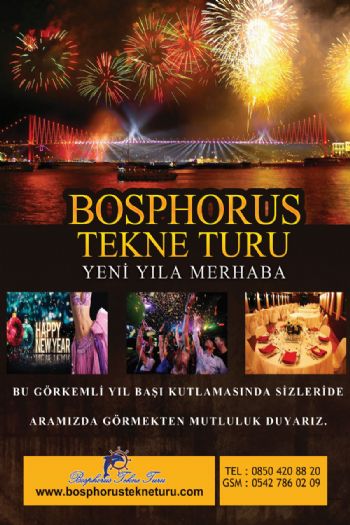 Bosphorus Tekne Turu Yılbaşı Programı 2023