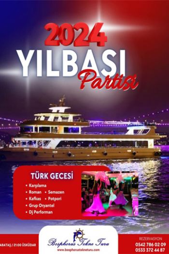Bosphorus Tekne Turu Yılbaşı Programı 2024